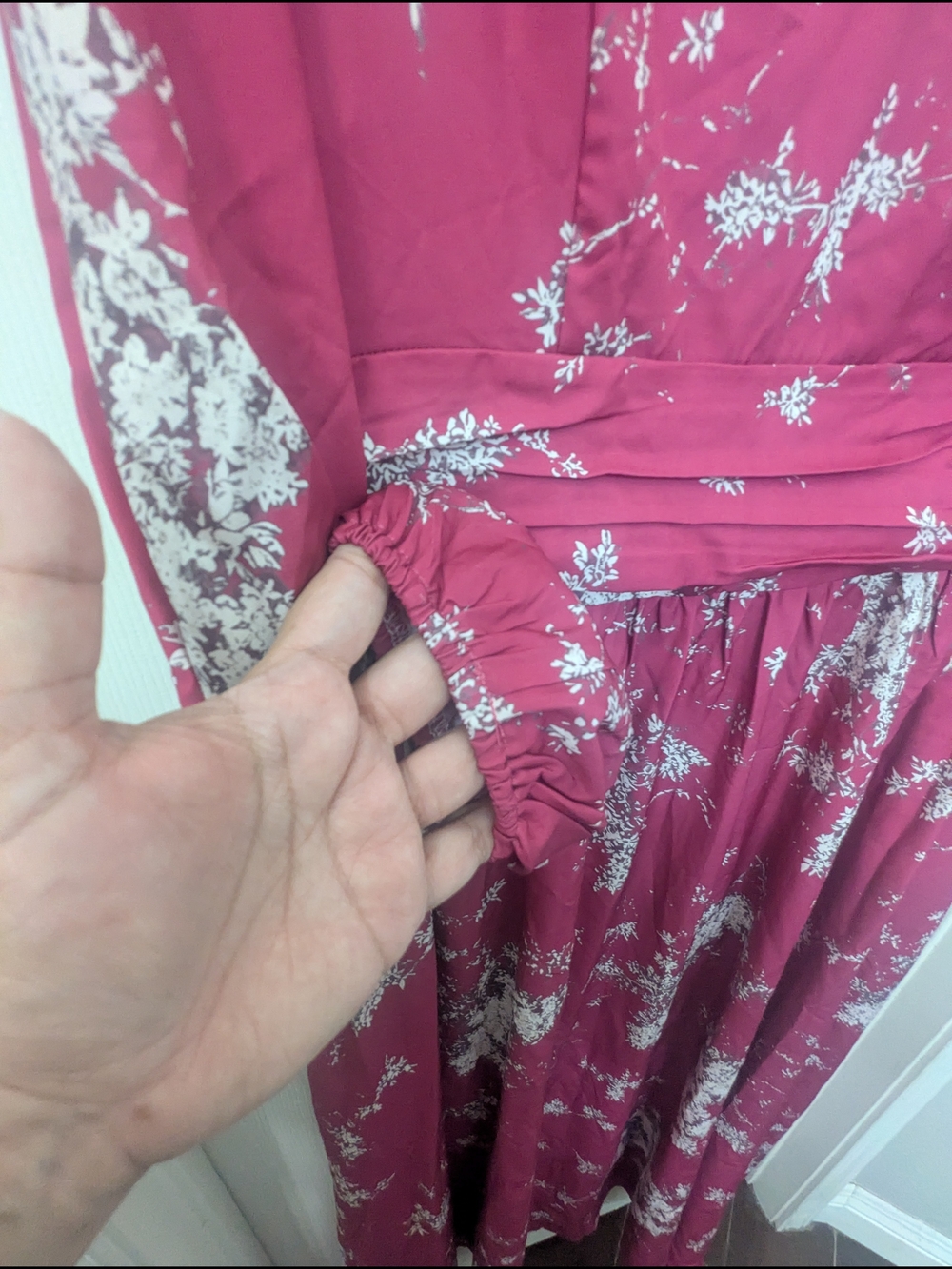Women's Floral Maxi Dress Rose - Picture 4 of 6
